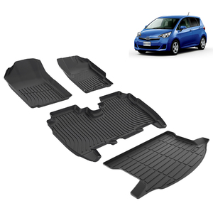 Tapis de sol TPE pour Toyota Ractis <span class=keywords><strong>Xp120</strong></span> 2010-2017 Tapis de voiture Verso-S / Space Verso Trunk Tray Carpet - Product Image 2