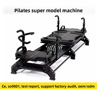 Micro Reformer Commercial en Aluminium pour Pilates, Machine Multifonctionnelle Supermodel pour l'Alignement de la Chaîne Cinétique et les Salles de Sport de Prestige