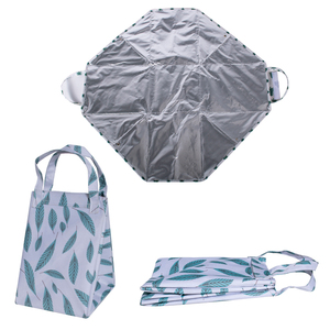 กระเป๋าเก็บความเย็นผ้าออกซ์ฟอร์ดแบบพกพาขนาดใหญ่สำหรับผู้หญิงสามารถเก็บได้และ<span class=keywords><strong>พับ</strong></span>เก็บได้สำหรับเก็บอาหารกลางวัน - Product Image 3