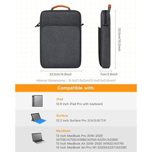 Borsa a Tracolla Protettiva per Tablet e Laptop, Borsa Messenger Leggera con Tasche per Tablet/Laptop - Product Image 2