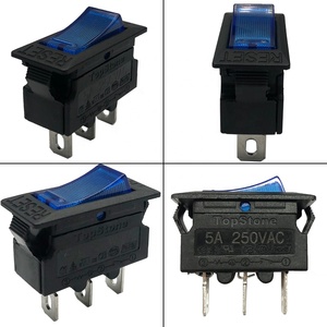 <span class=keywords><strong>Disjoncteur</strong></span> à bascule à lumière bleue <span class=keywords><strong>16A</strong></span> 250V avec capacité de coupure 10ka Boîtier noir - Product Image 5