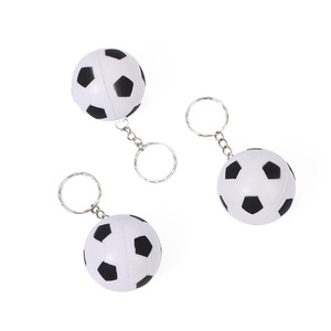 QY Foam Sports Ball Keychain Tennis Golf Soccer Basketball Baseball Round <b>Key</b> <b>Ring</b> Souvenir Gift - Product Image 3