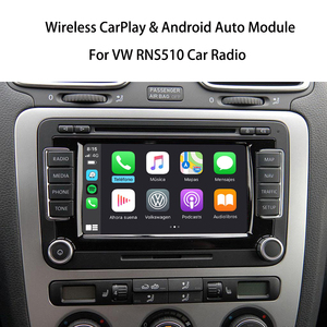 CarPlay inalámbrico <span class=keywords><strong>Android</strong></span> Auto pantalla espejo CVBS AHD Cámara HDMI entrada TV Box interfaz de coche para VW Phaeton RNS810 RNS510 - Product Image 3