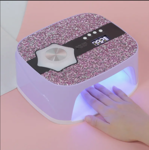 Lámpara LED Profesional Recargable para Uñas con Secador de Uñas de Diamante, Sensor de Movimiento, Portátil, de Plástico Sólido, Equipo de Salón - Product Image 5