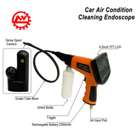 Pistolet de nettoyage visuel Endoscope Endoscope pour voiture, bricolage HD, évaporateur de véhicule, lavage sous pression, Endoscope, climatiseur de voiture