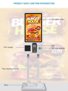 27 32inch màn hình cảm ứng KFC Takeaway nhà hàng đặt hàng máy tự phục vụ máy in thanh toán tự đặt hàng thanh toán kiosk - Product Image 2