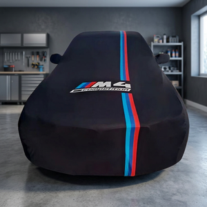 Housse de voiture intérieure extensible en tissu respirant pour SUV et supercar, avec logo personnalisé, protection UV 90%, anti-poussière, non imperméable, 4 mil - Product Image 3