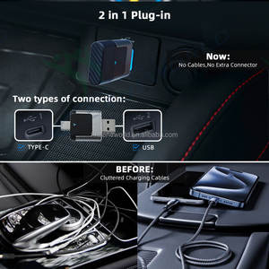 Adaptador Inalámbrico CarPlay, Actualización de CarPlay con Cable a Dispositivo Inalámbrico, Mini para Autos, Conexión USB Plug and Play, Reconexión Automática - Product Image 3