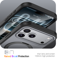 Nouvelle coque de téléphone à chargement sans fil avec aimant puissant et support annulaire à 360 degrés pour iPhone 13 15 17 Pro Max Samsung S25 S26 Ultra
