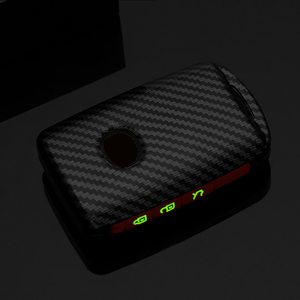 Funda de fibra de carbono ABS de moda para llave de coche Mazda 3 Alexa CX-30 CX30 CX5 CX 5 CX-5 CX8 CX9 CX4 2019 2020 con llavero - Product Image 3