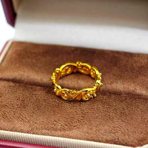 Anillos de Cobre Modernos con Certificación NGTC de UM JEWELRY, Diseño Liso con Incrustaciones, Versátiles para Uso Diario, Unisex/Niños/Hombres/Mujeres - Product Image 5