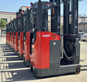 Montacargas Retráctil para Pasillos Estrechos con Batería de Litio, Capacidad de 2 y 3 Toneladas, Altura de Elevación de 12 Metros, Apilador Retráctil - Product Image 3