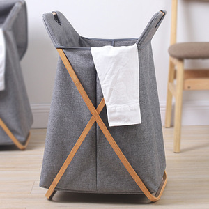 Collapsible <b>Laundry</b> Basket Oxford Cloth Rectangle Waterproof Bathroom Clothing Organizer <b>Standing</b> Type - Product Image 1