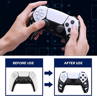 Bande antidérapante pour manette de jeu Ps5 Autocollant pour manette de jeu antidérapant absorbant la sueur