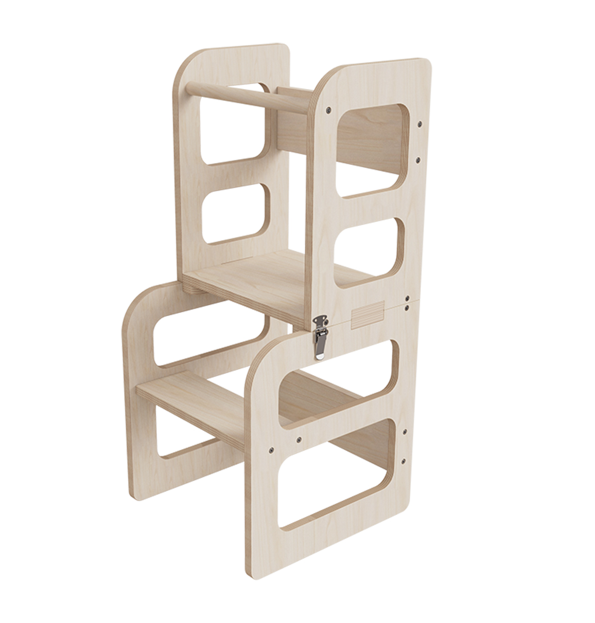 Деревянный ступенчатый стул для малышей с регулируемой высотой, Детская обучающая башня Монтессори для детей