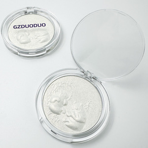 Maquillaje de Venta caliente transfronterizo que ilumina el Color DE LA PIEL modificado Tecnología en relieve ondulada Rosa Oso de plata brillante al horno - Product Image 4