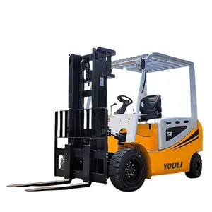 2024 Hot Sale Mini Electric Forklift Truck 4-Wheel With 9000lbs Capacity New Condition Bearing And Motor Protected