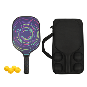 Fábrica personalizada DKS marca de gama alta forma alargada fibra de vidrio panal Pp Core Light Quiet Pickleball Paddle modelo - Product Image 1