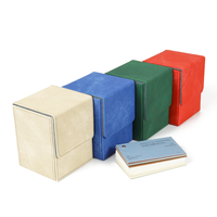 Couronne gagner collecte PU boîte de pont en cuir publicité Poker boîte de rangement pour jeu de société Trading Magic TCG boîtes de jeu de cartes à jouer