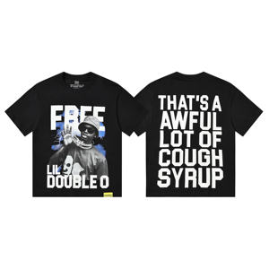 Camiseta Masculina de Algodão com Estampa <span class=keywords><strong>Vintage</strong></span> 'Thats a Awful Lot of Cough Syrup' - Product Image 4