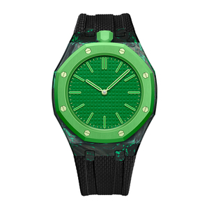 ชุดดัดแปลงนาฬิกา Upro Luxury ตัวเรือนคาร์บอนไฟเบอร์ฟอร์จ สำหรับ AP -swatch Royal พร้อมสายยาง FKM คุณภาพสูง ชุดดัดแปลงนาฬิการะดับไฮเอนด์ - Product Image 5
