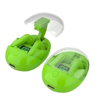 2026 Headset Gaming BT Peredam Kebisingan Stereo Dua Arah In-ear dengan Layar Digital Cerdas Baru