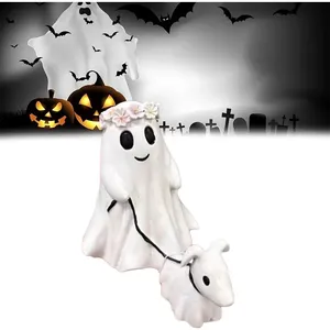 Walking <b>Dog</b> Home Decor <b>Ornaments</b> Halloween <b>Dog</b> Resin Crafts Boys Girls Gift - Product Image 2