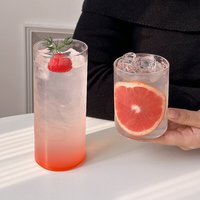 Verres Highball Minimalistes Transparents et Fins pour Bière, Mojito, Jus, Eau – Gobelets Résistants au Lave-Vaisselle