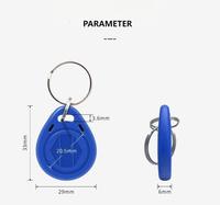 Porte-clés RFID inscriptible 125KHz T5577, étanche, en ABS, pour contrôle d'accès, copie de carte d'identité