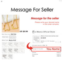 EMANCO Dropshipping Collier en acier inoxydable avec chaîne trombone, pendentif personnalisé avec nom et lettre, faux perles tendance, cadeau