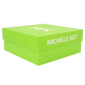 custom recycled materials cardboard packaging box for women's sandals