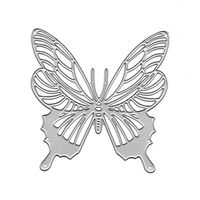 Fustelle a Forma di Farfalla per Creazione di Biglietti, Fustelle in Metallo per Scrapbooking, Coltello per Fustellatura