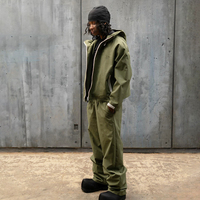Ensemble de survêtement YYSY OEM personnalisé en nylon, veste et pantalon de jogging softshell, imperméable et coupe-vent pour hommes