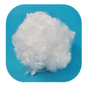 Recycelte weiße niedrig schmelzende Polyester-Stapel faser 4d 51mm für Vlies