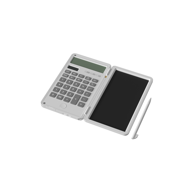 Foldable Notepad Calculator with Graphics Tablet Drawing Pad Notepad Smart LCD Portable Electronic Notebook Smart Writing Set