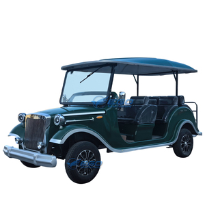 Véhicule électrique classique vintage personnalisé 2+1 rangées 8 places, voiture électrique classique, buggy de tourisme classique - Product Image 1