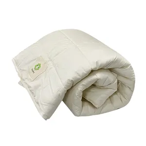 Ready to Ship Soft and Warm Comforter with Belgian Organic Cotton Wool, Winter Quilt