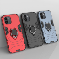Étui de luxe avec anneau, support, protection antichoc, support magnétique pour voiture, pour Samsung Galaxy A04 A23E Xiaomi Redmi A1 2022 A2T
