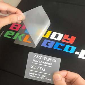 Chất Lượng Cao Tùy Chỉnh In Hình Dạng Logo Với 3D Silicone Cao Su Truyền Nhiệt Nhãn Mềm PVC Cho Quần Áo Jean Vá - Product Image 2