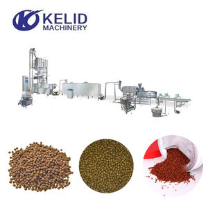 फ्लोटिंग मछली फ़ीड एक्सट्रूडर मछली भोजन बनाने मशीन प्रसंस्करण उपकरण संयंत्र - Product Image 2