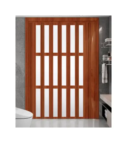 Красочная Складная Дверь простой дизайн интерьерная дверь для кондиционирования комнаты
