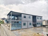 Maison conteneur pliable et extensible, isolée, 40 pieds, villa préfabriquée, étanche, maison mobile préfabriquée