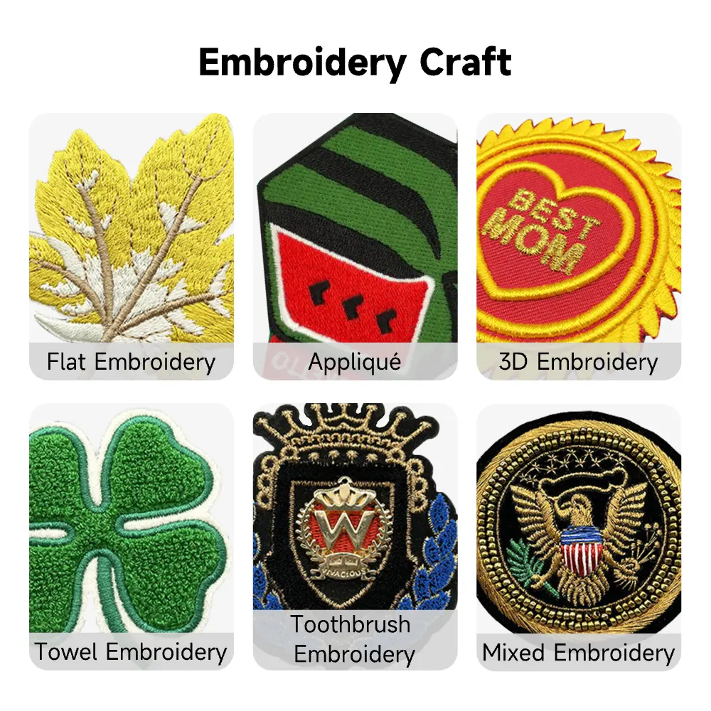Hot Selling High Quality Wholesale Embroidery Fabric Keychain