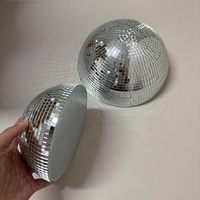 Boule disco réfléchissante de 15/20/25 cm, directement de l'usine, pour décoration de mariage, scène, fête, plafond, mur, demi-boule disco