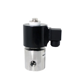 Vanne solénoïde à eau haute pression à 2 voies normalement fermée COVNA HKKB 12V en acier inoxydable - Product Image 1