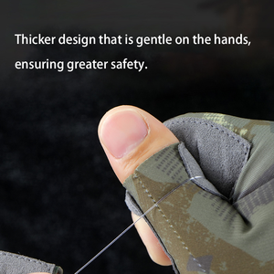 Wholesale Custom Half Finger Cooling <b>Sunscreen</b> Fly Fishing Gloves UPF50+ Sun Protection Gloves Fishing Accessories - Product Image 3