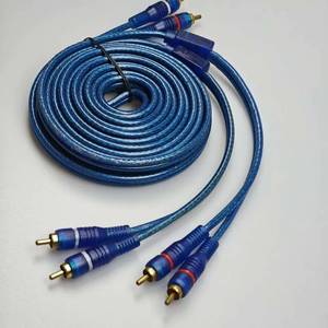 2 to 4 RCA Cable High-density braided double-shielding High-quality sound, suitable for <b>amplifiers</b>/<b>speakers</b> - Product Image 3