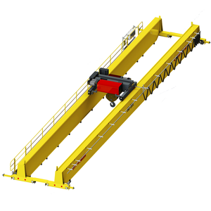 20 toneladas de la venta caliente de alta calidad de Control remoto inalámbrico de doble viga de viaje grúa fabricación - Product Image 1