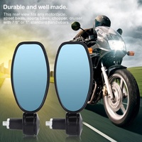 Rétroviseur de moto, rétroviseur modifié pour guidon, rétroviseurs de moto 22 mm, accessoires de moto