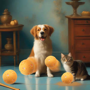 İnteraktif Kauçuk Köpek Ödül Topu |   Eğitim ve Sıkıntı Giderme için Yiyecek Dağıtıcı Delikli Dayanıklı Çiğneme Oyuncağı - Product Image 2